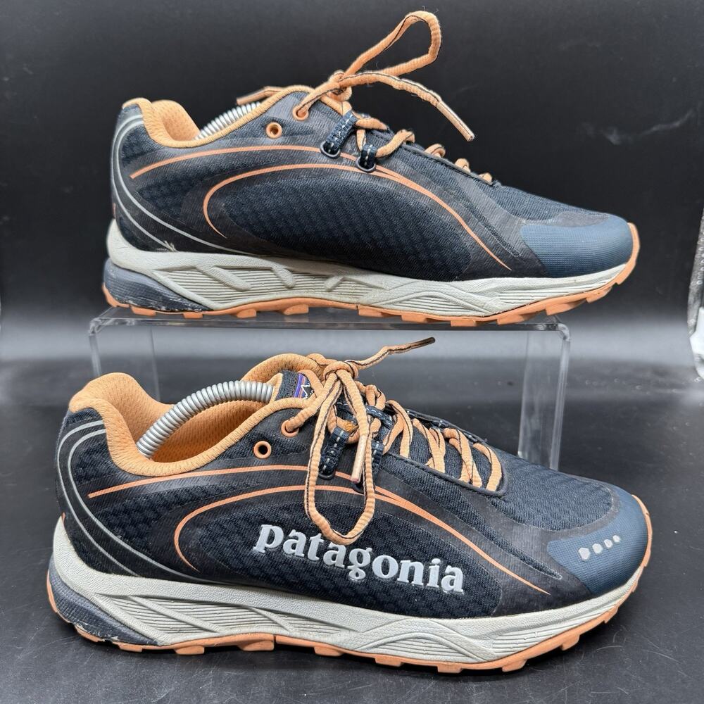 Patagonia Womens Size 7 Tsali 3.0 Trail Running Shoe navy peach T11724